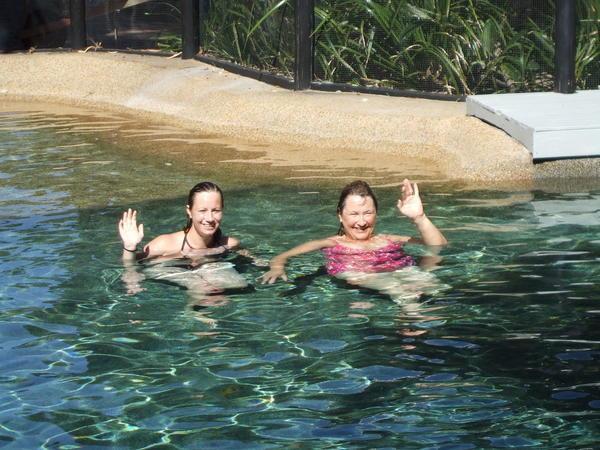 Mum & Karen Swimming
