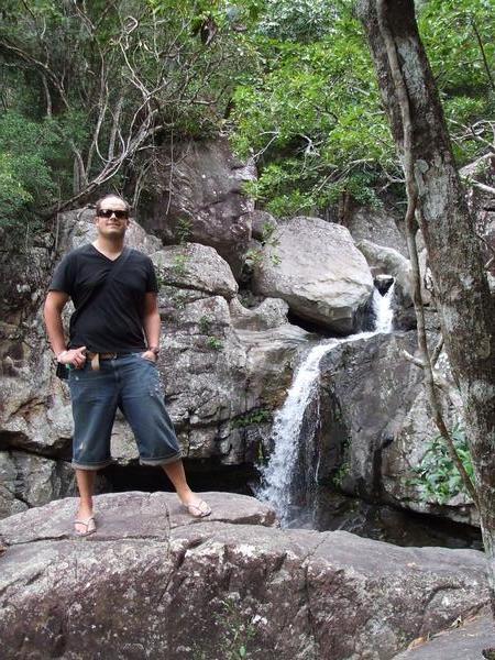 Jamie at Paluma Falls.