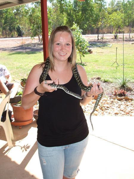 Karen & A Snake!!!