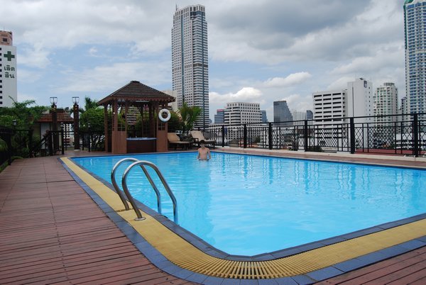 Our hotel's pool Elegance Suites in Bangkok