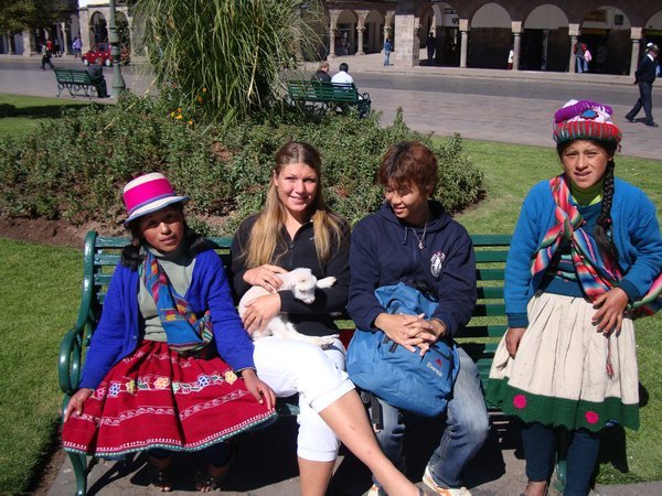 Lokale kvinder i Cusco