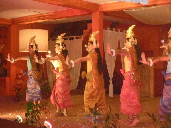 Traditional Khmer Aspara dancing
