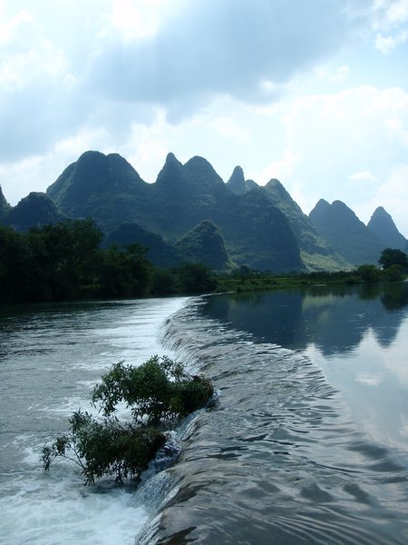 Yangshuo - time for a quick dip!