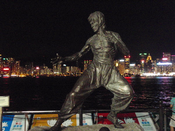 Bruce Lee on the waterfront
