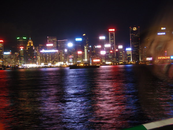 HK skyline by night