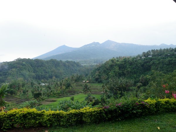 Lombok - Senaru view from Guest House