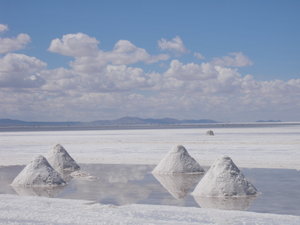 salt piles