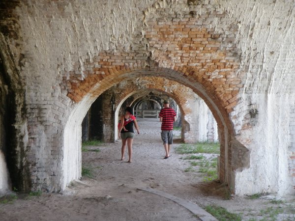 Diane & Graham at the Fort Pickens