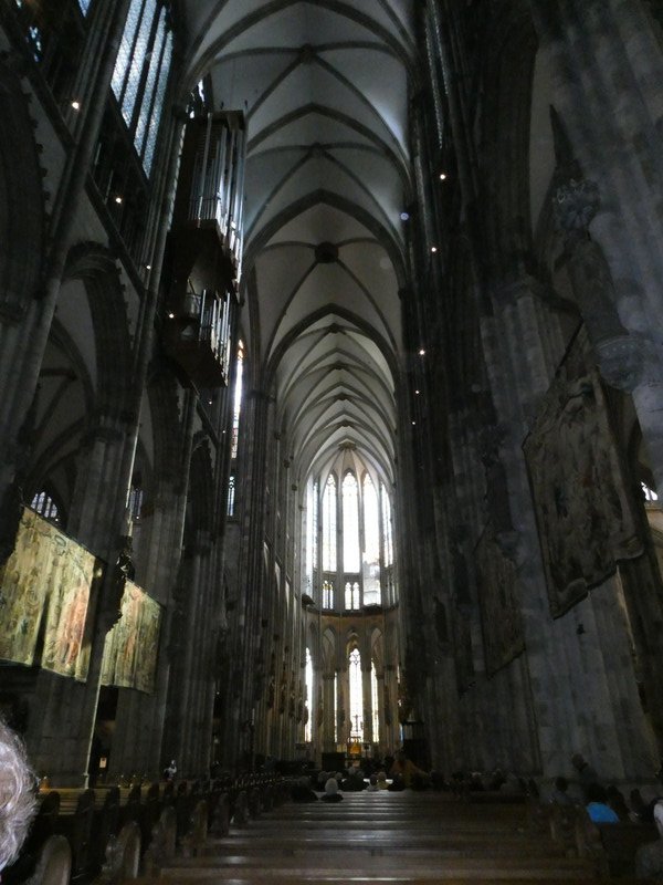 The nave of the cathedral
