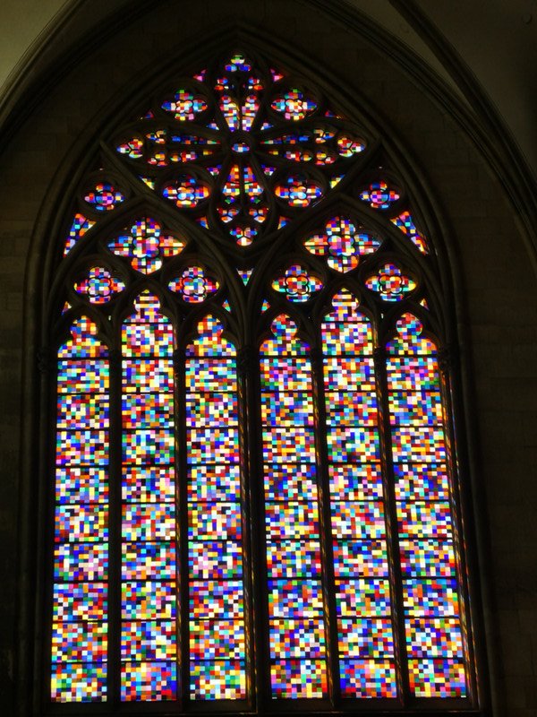 The modern stained glass window