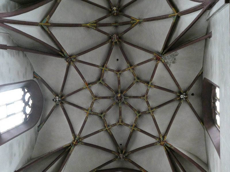 The only (?) church ceiling with stars