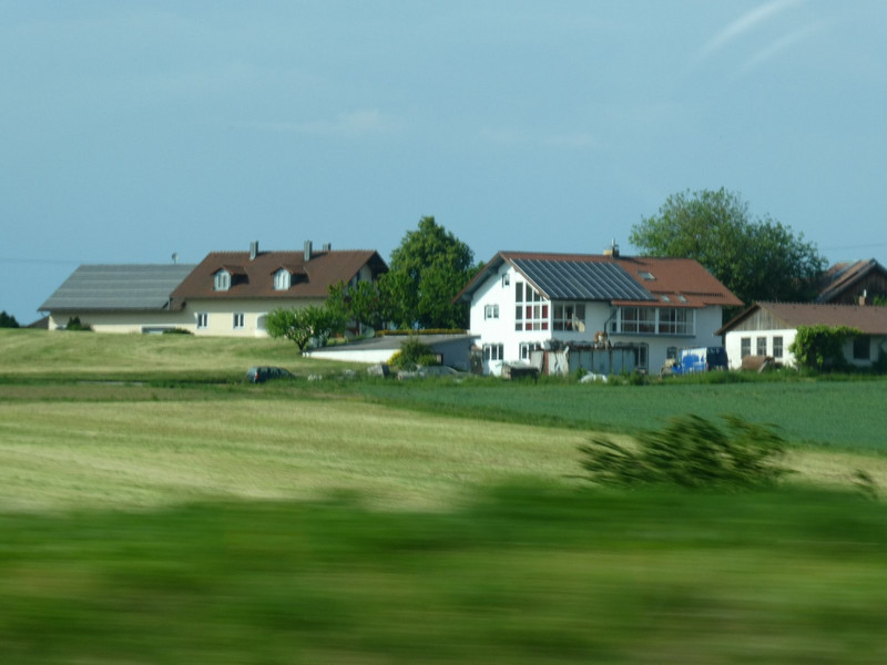 More neat houses and fields