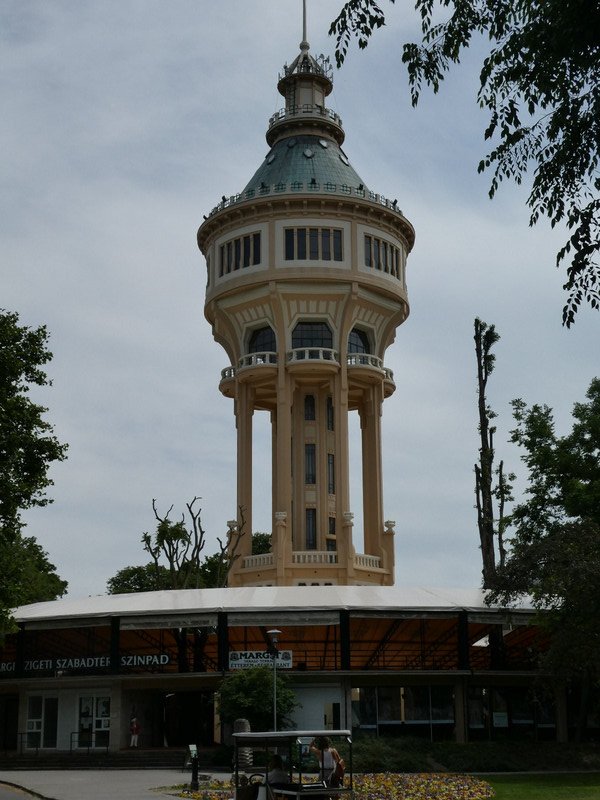 The water tower landmark.