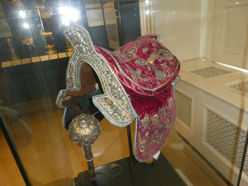 And now a velvet jewel encrusted saddle
