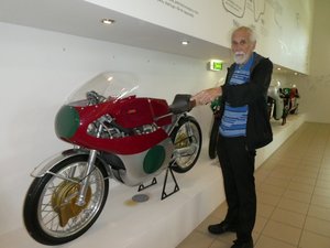 Surprise encounter with a Jawa, the brand of Czech bike Phil used to own