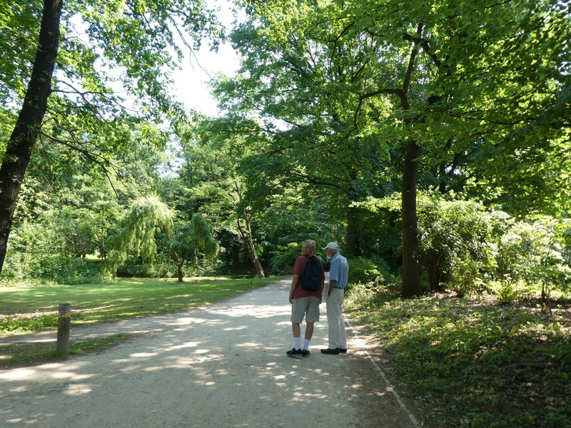 The Tiergarten is a huge park with lovely wooded walks as well as statues, open areas and flower plantings.