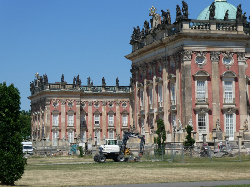 The new palace Frederick II built after his military successes.