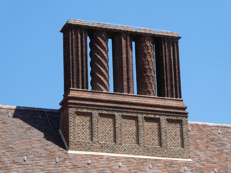 Cecilianhof Palace has 55 chimneys of many different designs. 