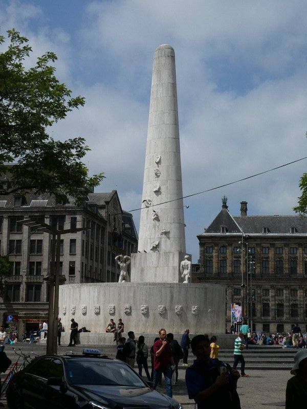 Dam Square monument.