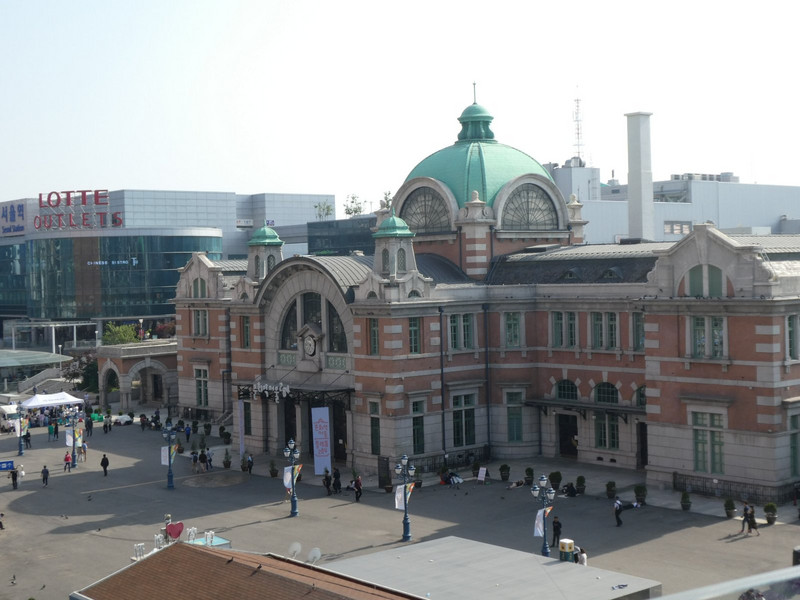 Seoul Station, old and new.