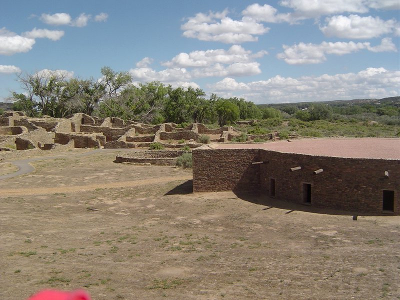 Giant re-constructed Kiva 