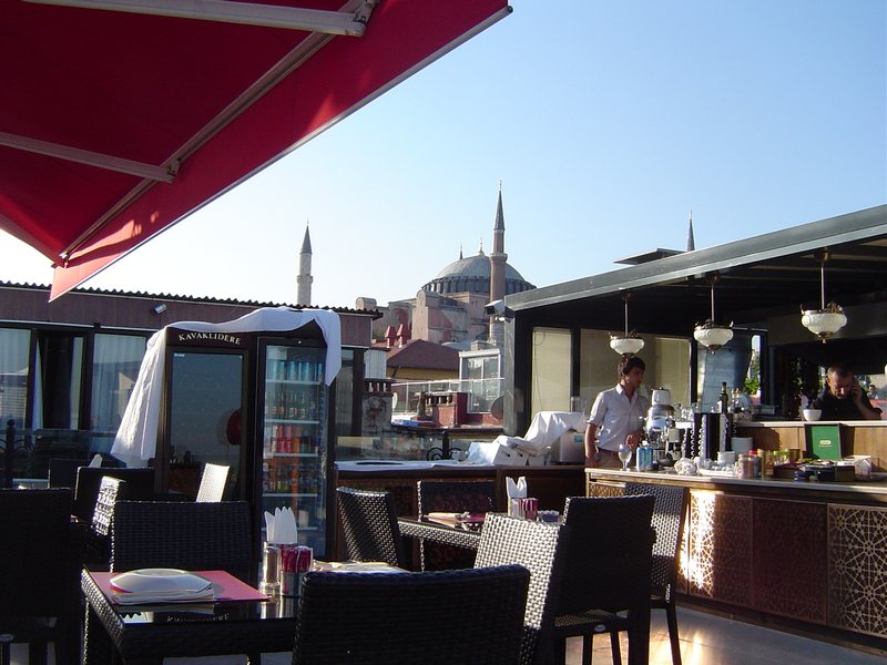 Terrace view to Hagia Sophia