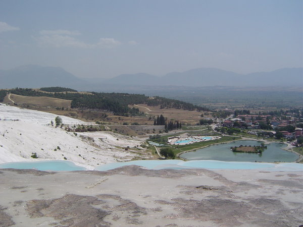 Mineral terraces at Pamukkale