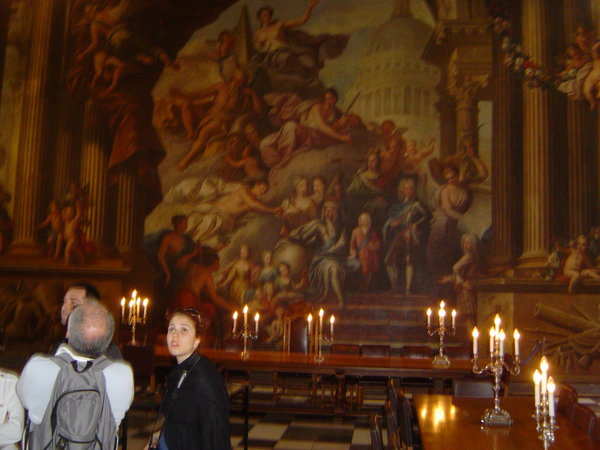 Mural of King George the First