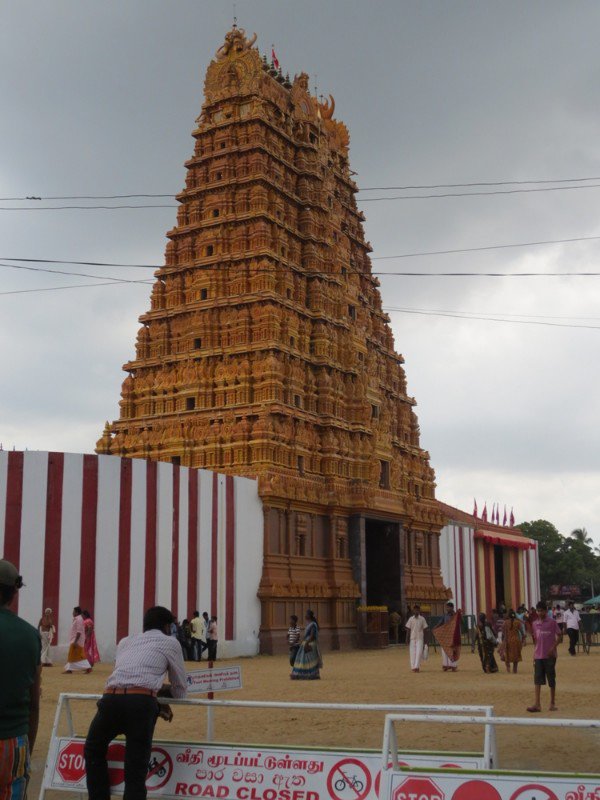 Nallur Temple from the side