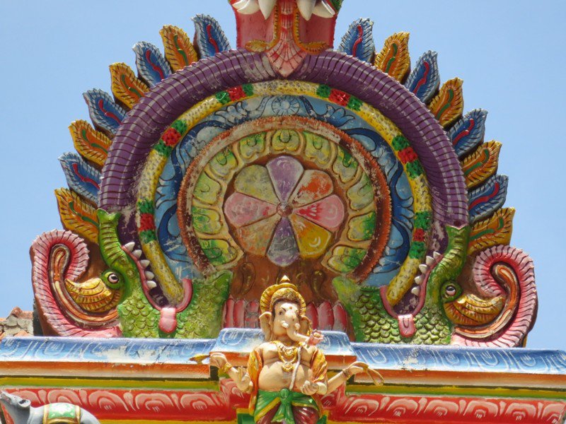 Ganesh temple decor