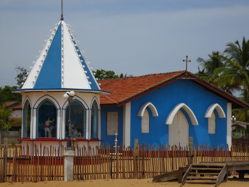 New church at the sand's edge