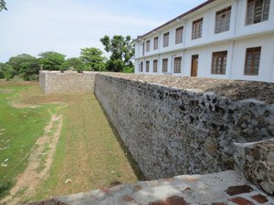 Outer walls of the Dutch Fort