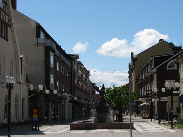 Shopping Street in Mora