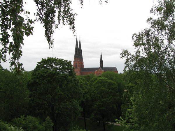 View of cathedral from castle
