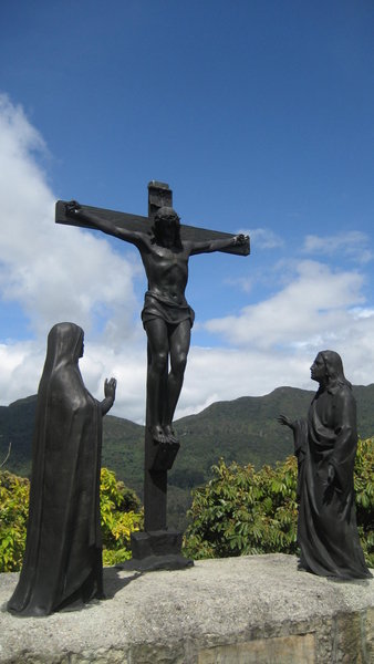 The stations of the cross atop Monserate