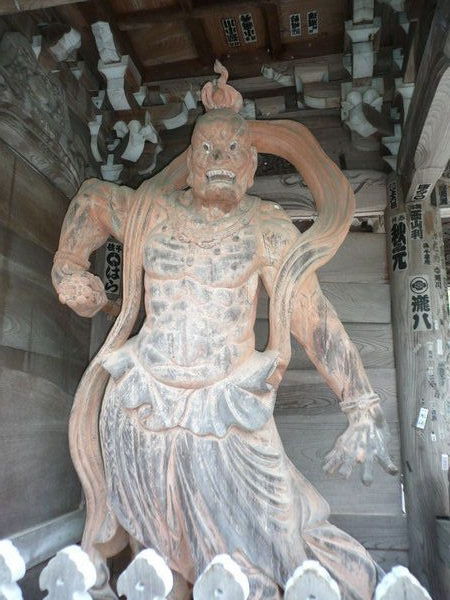 One of Daisho-in Temple's guardians