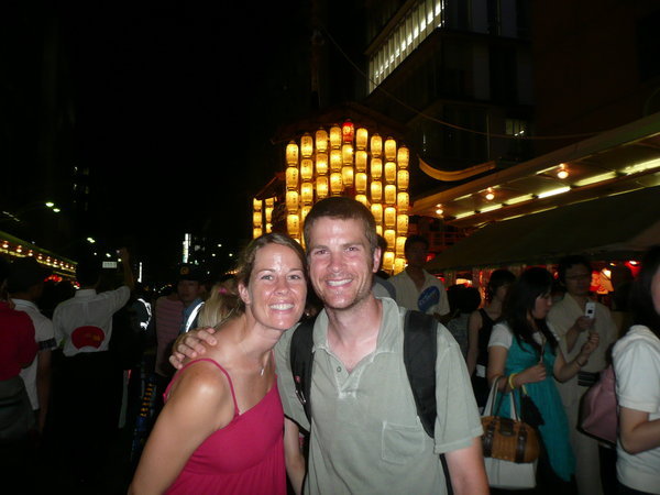 Maureen and I at Gion Matsuri