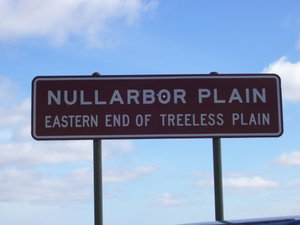 Nullarbor Sign