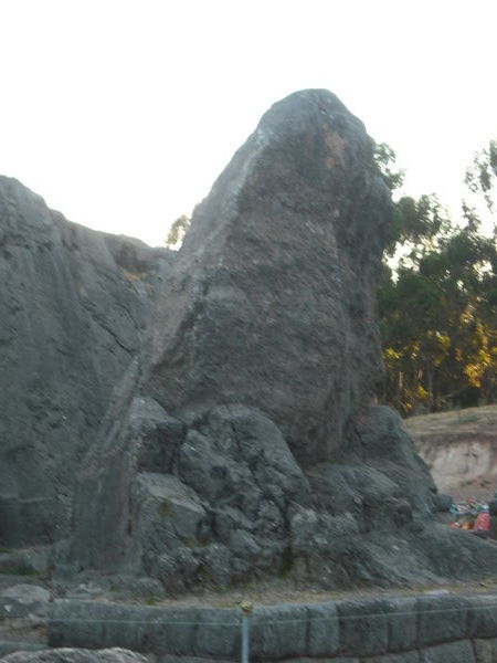 Rock shaped like a toad
