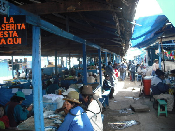 Local markt in Cusco