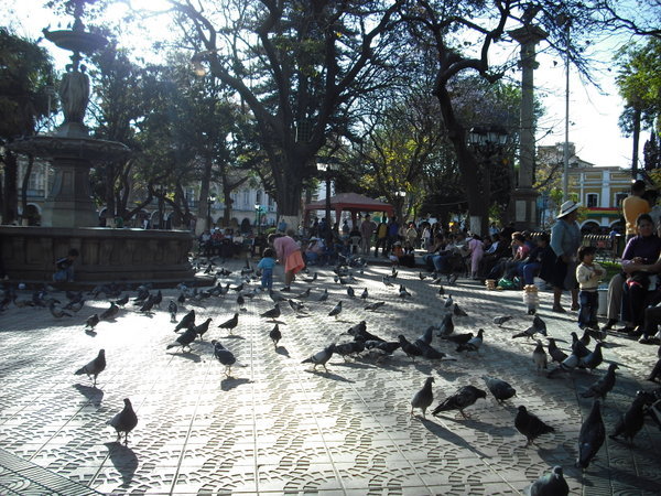 Cochabamba main plaza