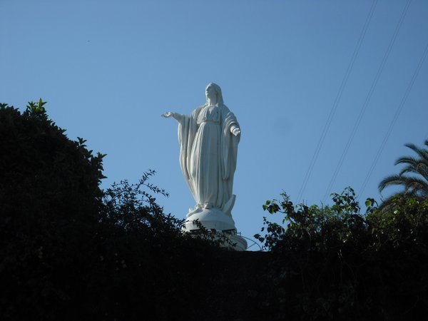 Statue of Mary on San Cristobal
