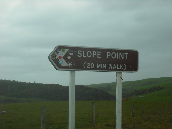 Almost at the most southern tip of New Zealand's South Island