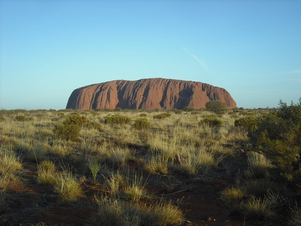 Ayers Rock changing colours