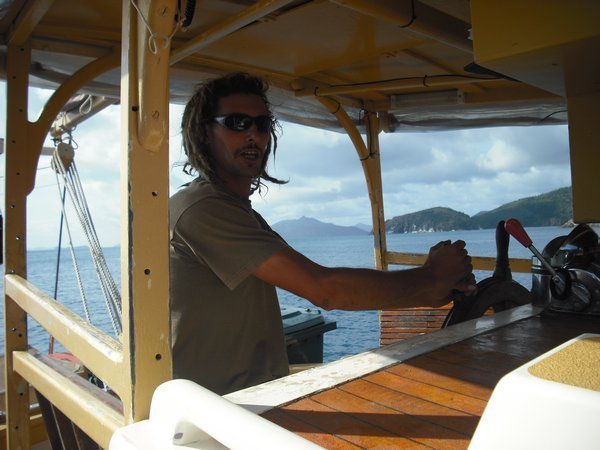 Our skipper Josh aka Jack Sparrow