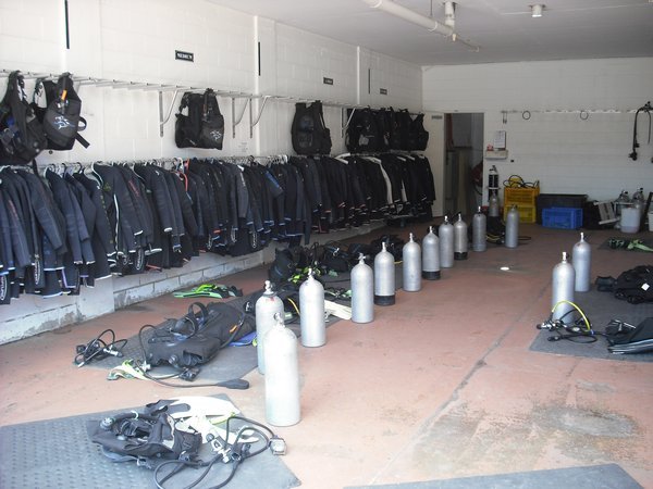 All our scuba gear