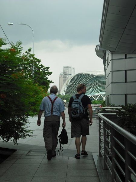 Walking through Singapore