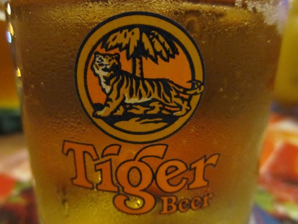Nice cold Tiger beer