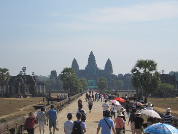 Angkor Wats three towers