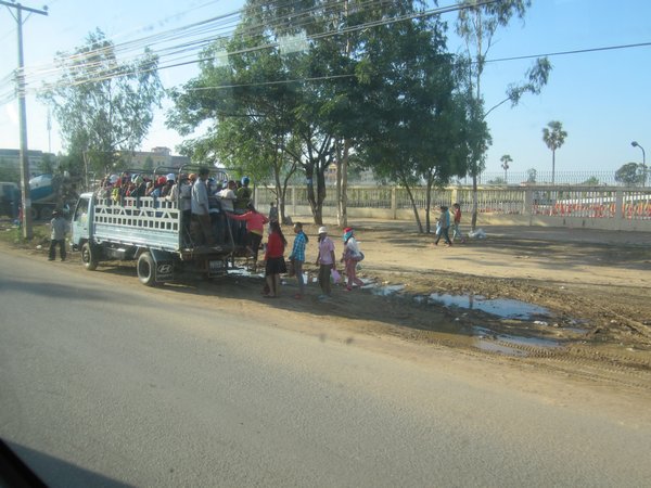 Cambodian style bus